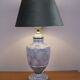 Vintage ceramic lamp brand monteuse robert de schuytener model mayerling