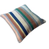 Vintage turkish kilim cushion cover , 45 x 45 cm