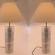 Tube lamps in aluminum 1970