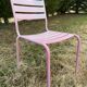 chaises bistrot terrasse chaises jardin fer forgé