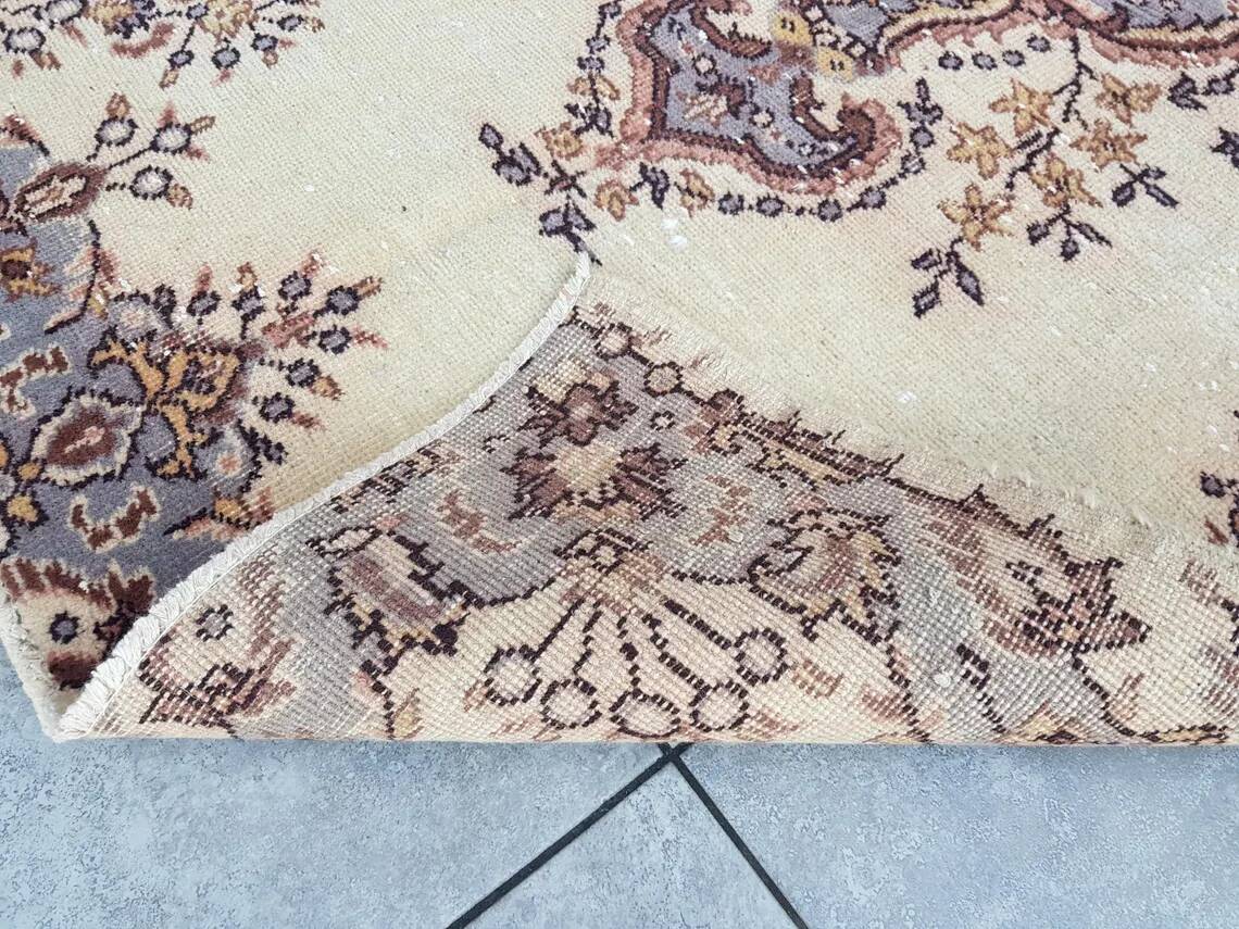 Decorative Turkish Area Vintage Rug skusku835