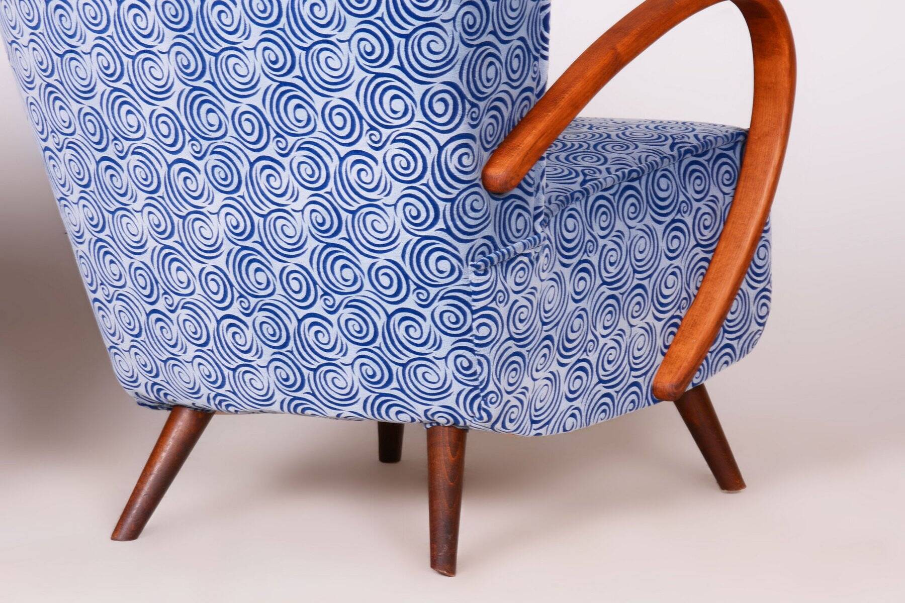 Czech Art Deco Armchairs by J. Halabala for Up Závody, 1930s, Set of 2