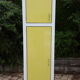Armoire de rangement vintage formica jaune