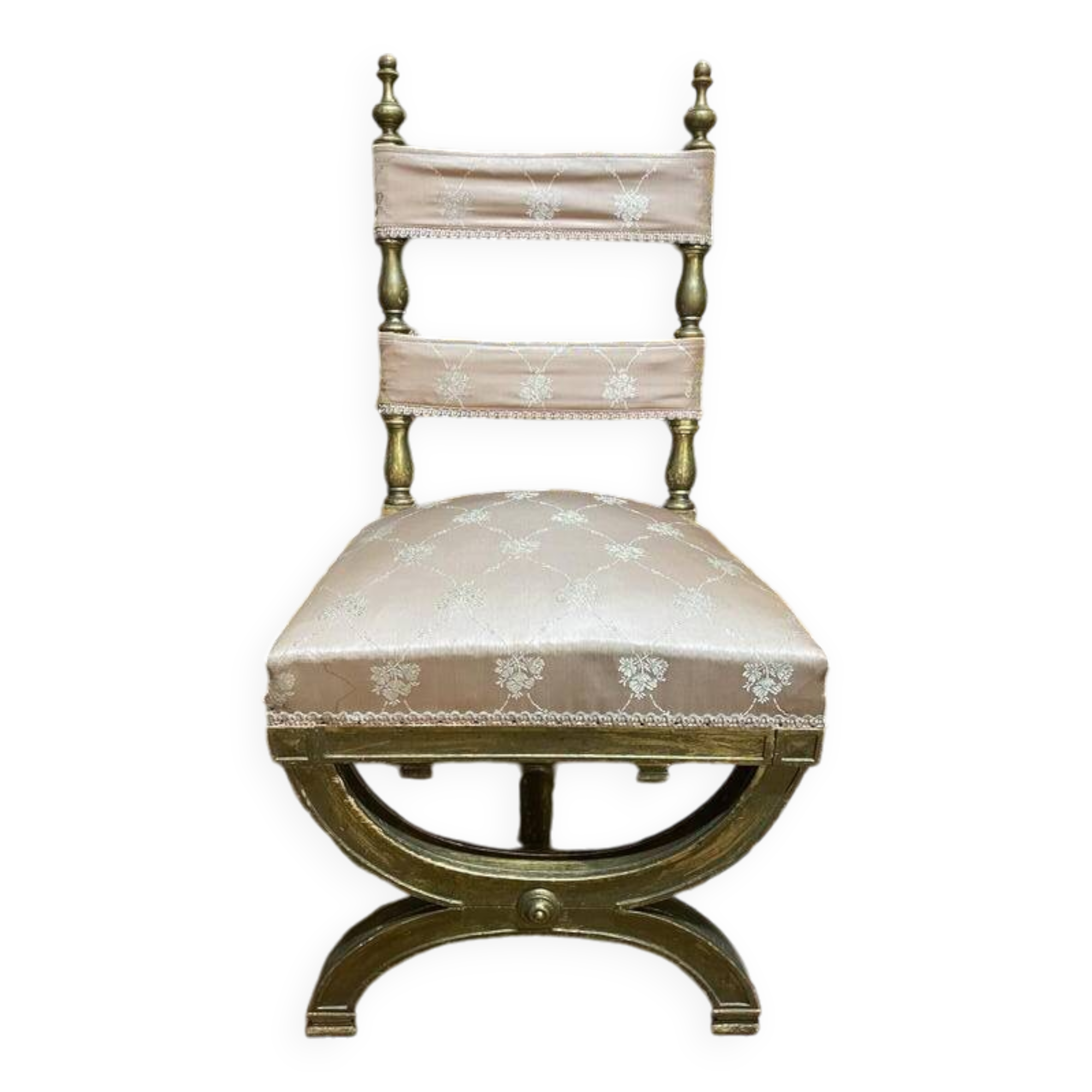 Golden curule chair