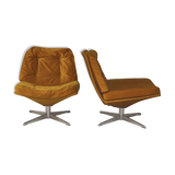 Paire de fauteuils pivotants, 1970