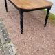 Louis Philippe style oval patinated bistro farm table - 1m90