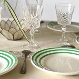 6 vintage Slave dessert plates