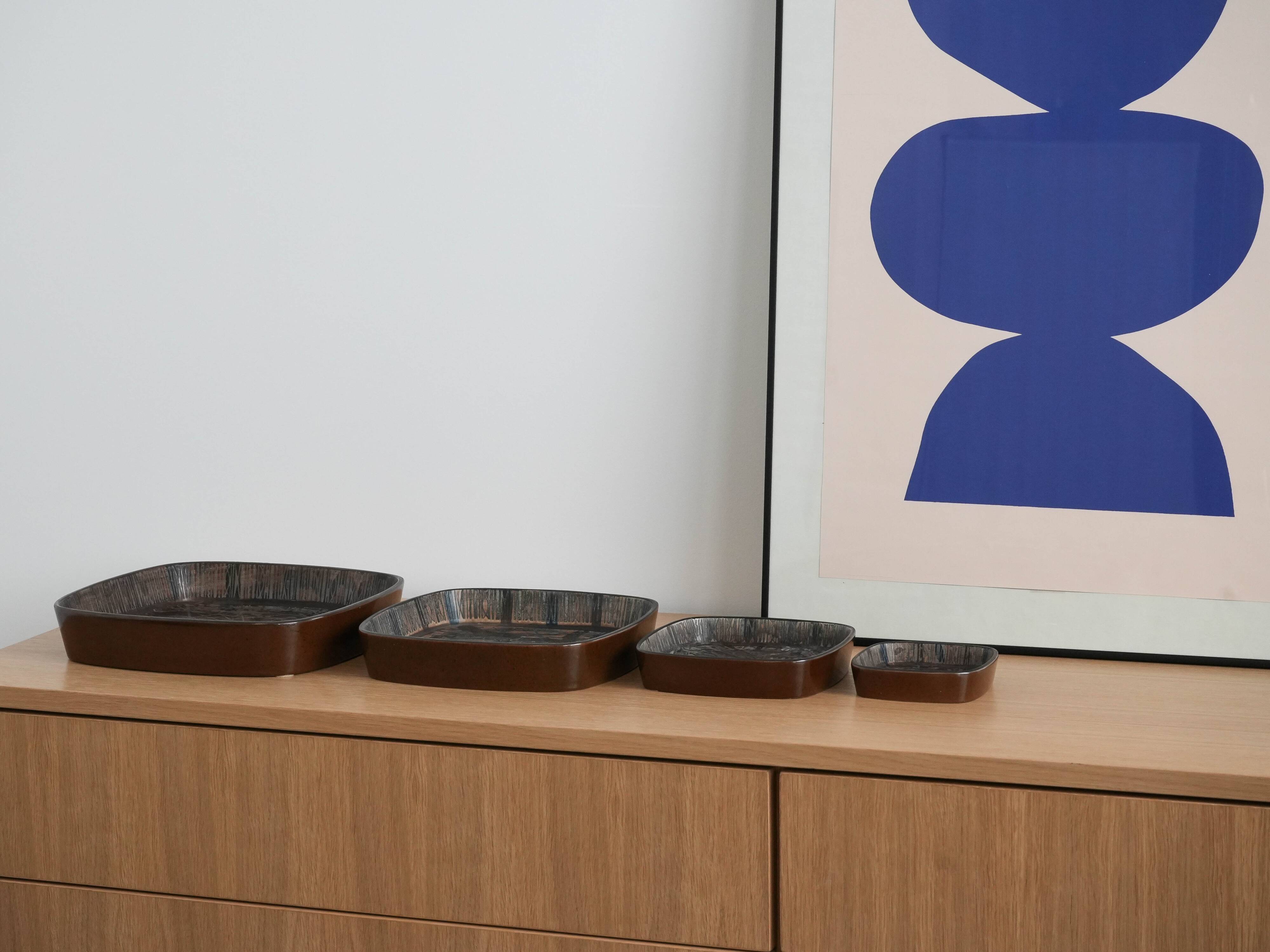 Bol en céramique Baca, design danois, années 1970, fabricant : Royal Copenhagen, Danemark