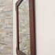 Large Cherry Wood Mirror France 1970s