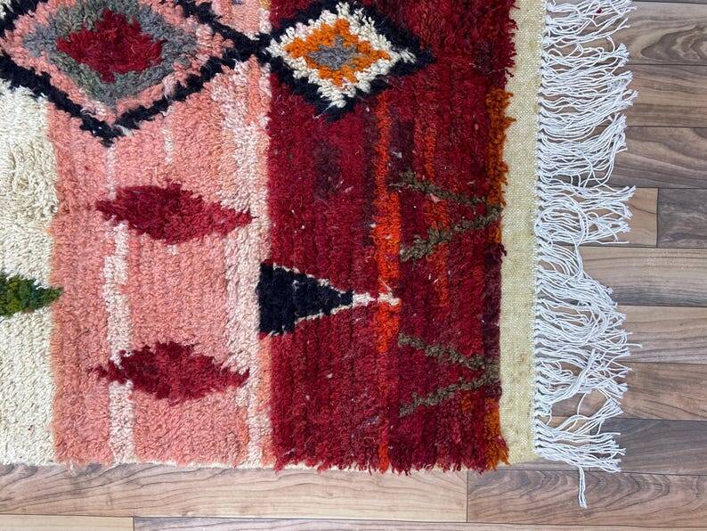 Colorful Moroccan wool rug 150/250cm