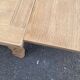 Renovated 19th-century oak extendable farmhouse dining table 160-240cm