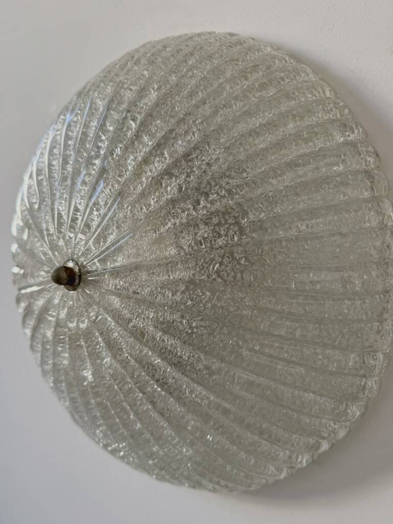 Vintage XL Murano glass wall light, Italy, 1970.