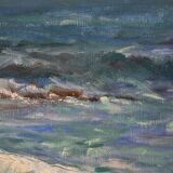 Léonie Humbert-Vignot, The Waves at Saint-Guénolé, circa 1920