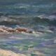 Léonie Humbert-Vignot, The Waves at Saint-Guénolé, circa 1920