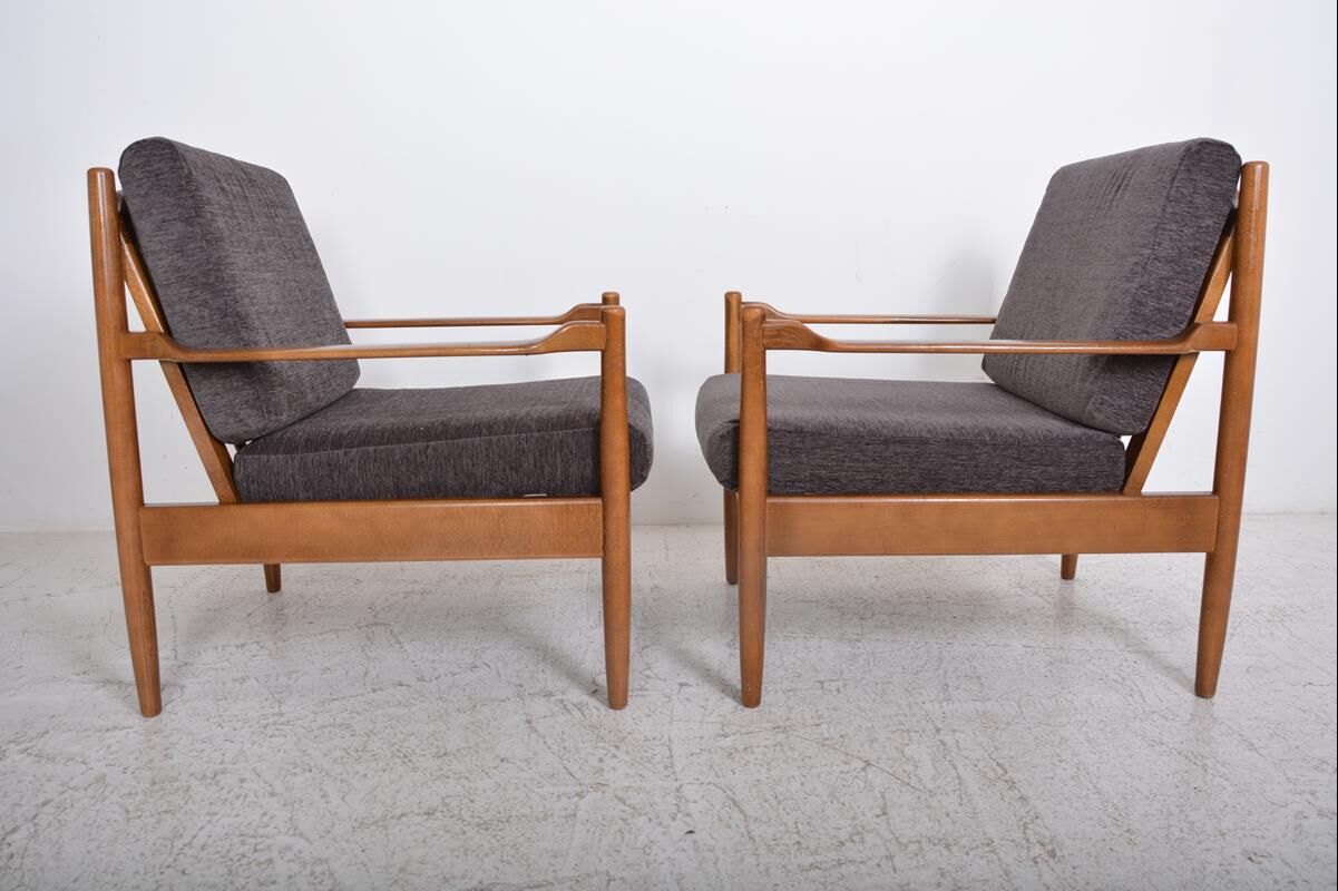 Pair of Scandinavian armchairs, dating from the 50s / 60s