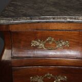 Eighteenth-century walnut tomb commode.
