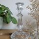 Molded glass candle holder