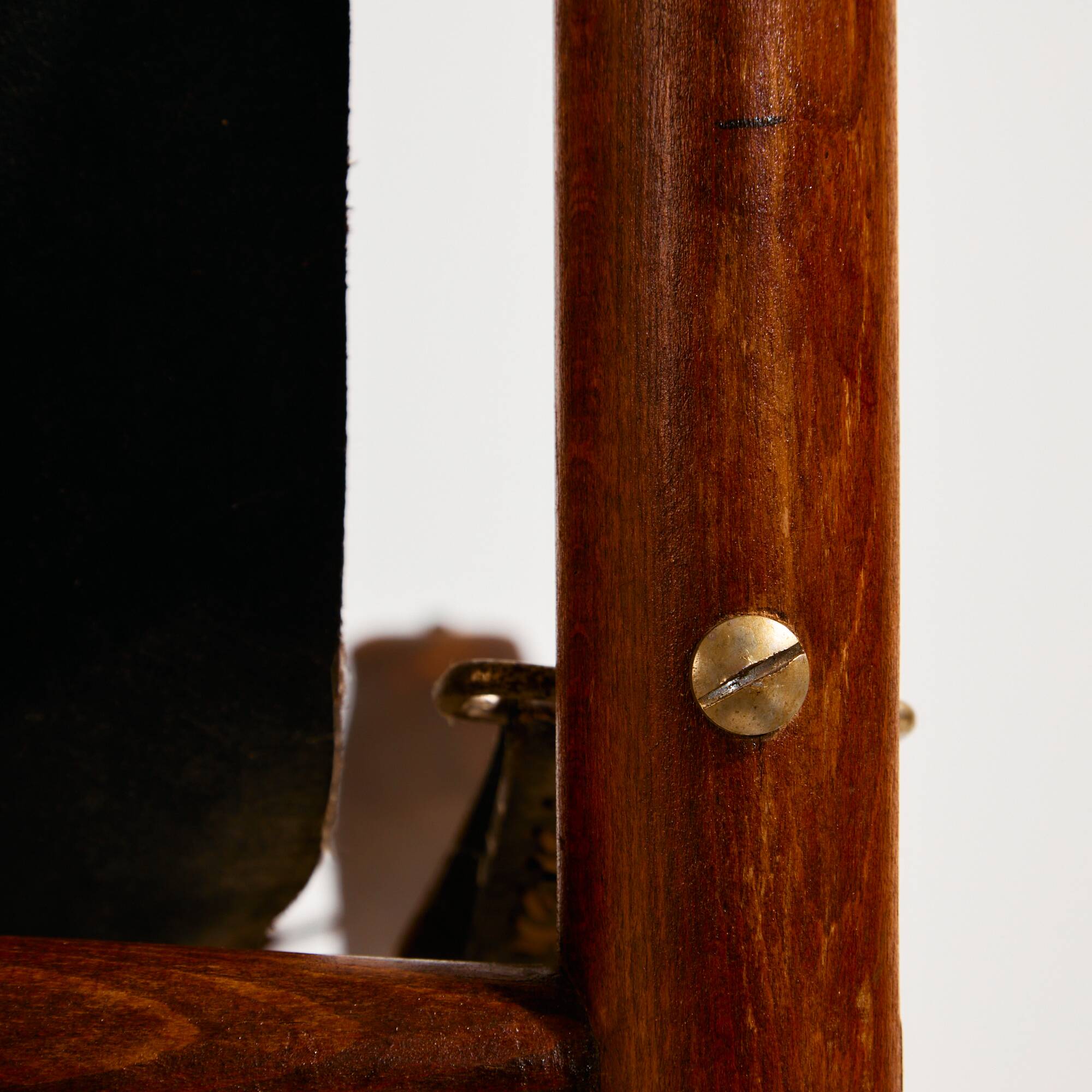 Hungarian calf leather lounge chair