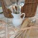 Set of 10 antique silver-plated cutlery