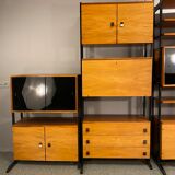 Book case Modular Walnut vintage 60’