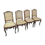 Series of 4 Louis style chairs 15