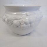 Cache pot ancien en barbotine