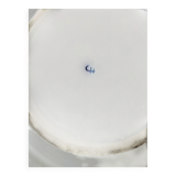 Trio of antique hand-painted plates