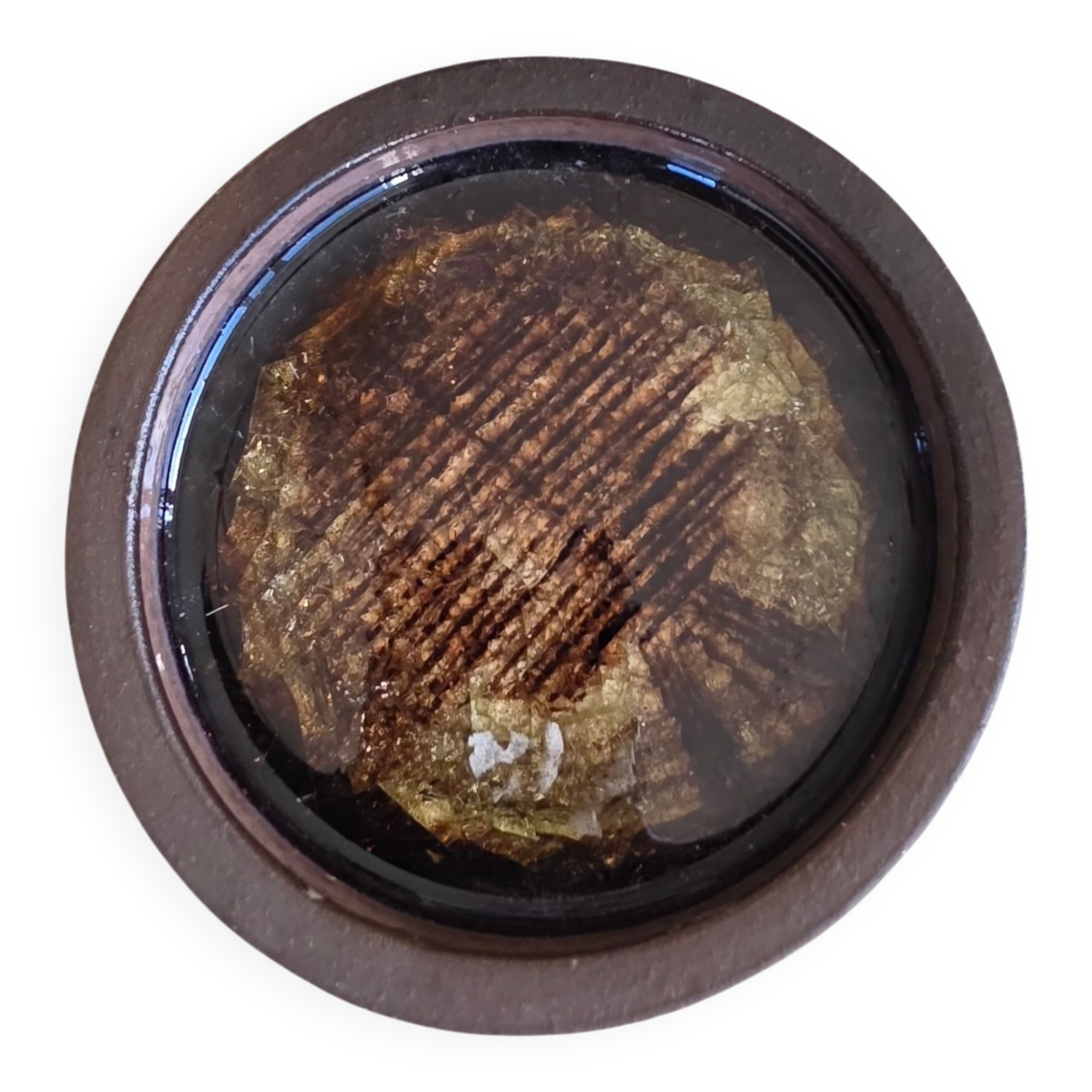 Dish / Ceramic bowl signed Gerhard Dölz