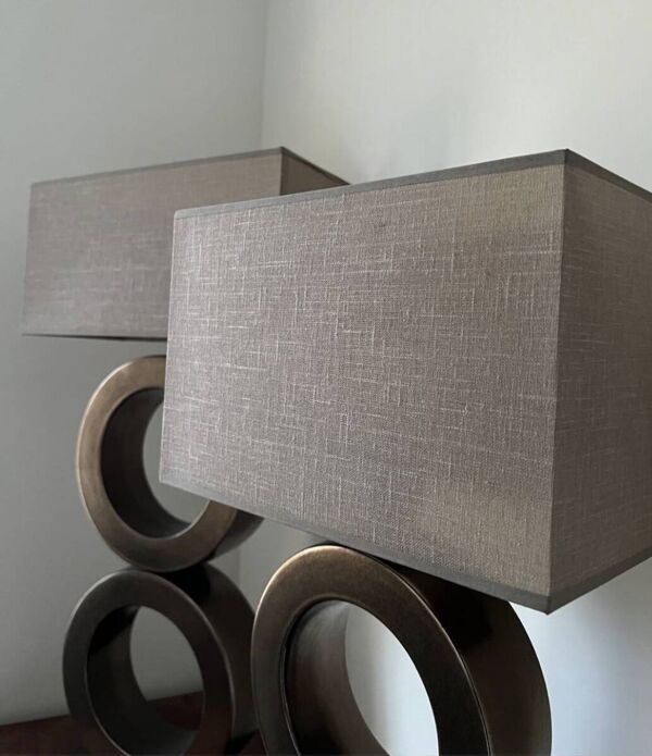 Paire de lampe FaÏencerie de Charolles.