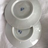 Breakfast coquetiers and porcelain plates