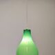 Green opaline water drop pendant light from the 50s/60s