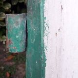 Door H186.5xW75cm with 18th century interior molding