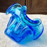 Vintage blue Murano glass catchall