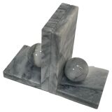 Vintage bookends marble 80s design bookend