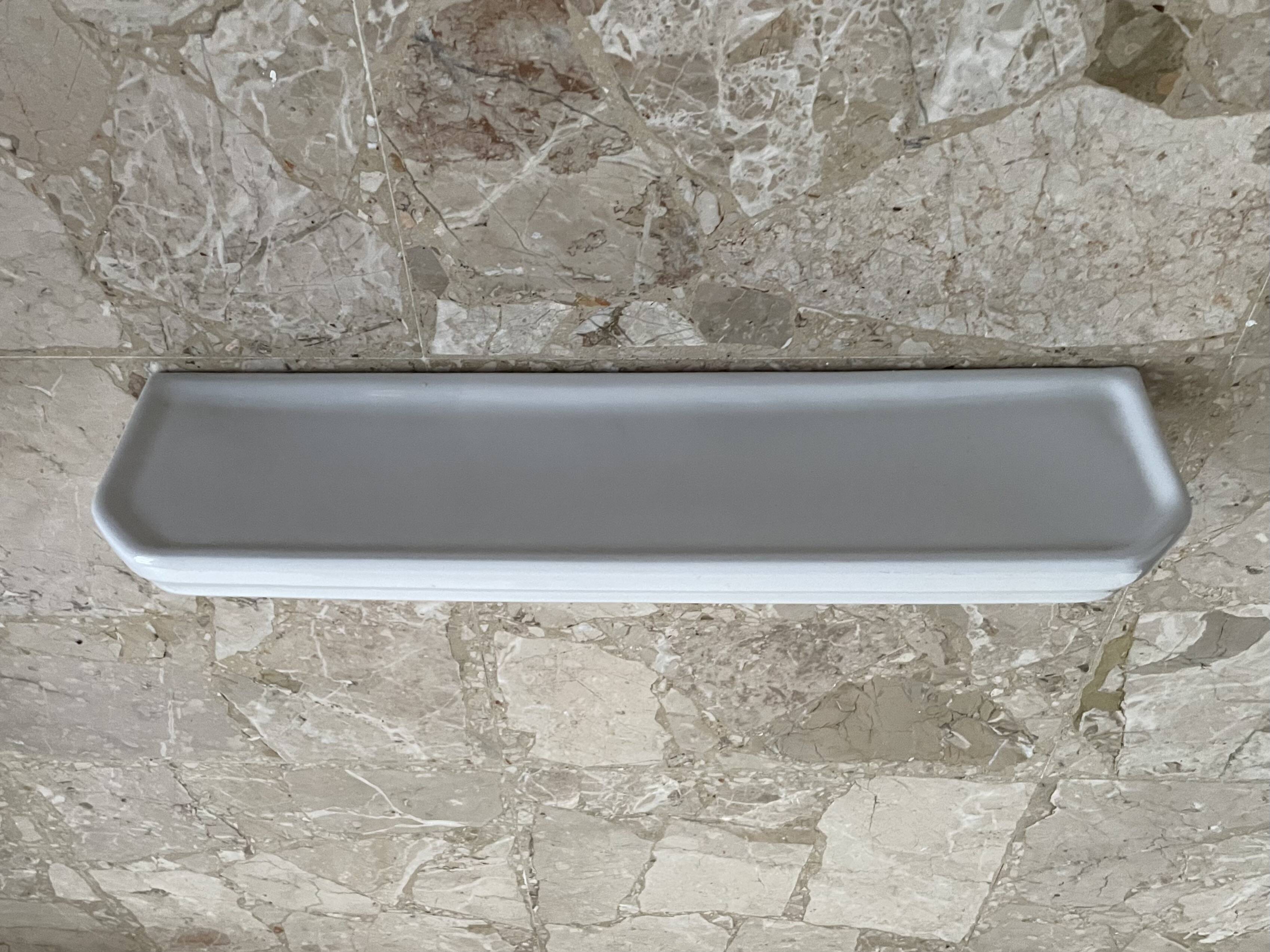 Art Deco ceramic wall shelf