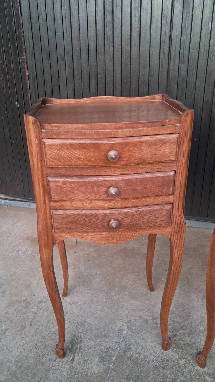 2 Louis XV style bedside tables