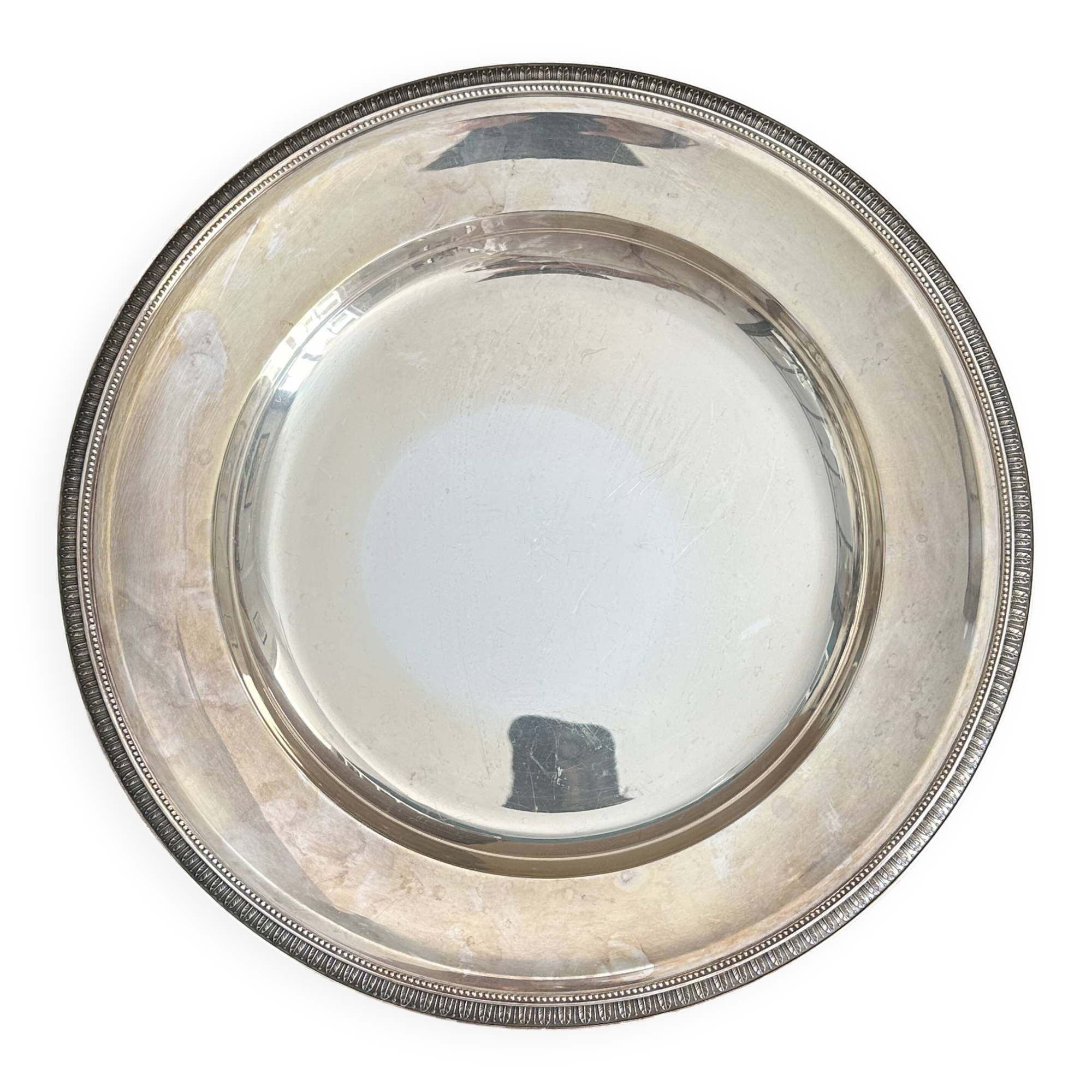 Christofle round hollow dish