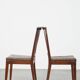 Set of 6 Original Antique Dutch Leather Dining Chairs