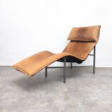 Fauteuil lounge Skye en cuir par Tord Björklund pour Ikea, 1980