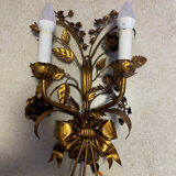 Wall light in the style of Hans Kögl, mid-20th century.