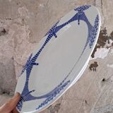 Art deco piedouche plate