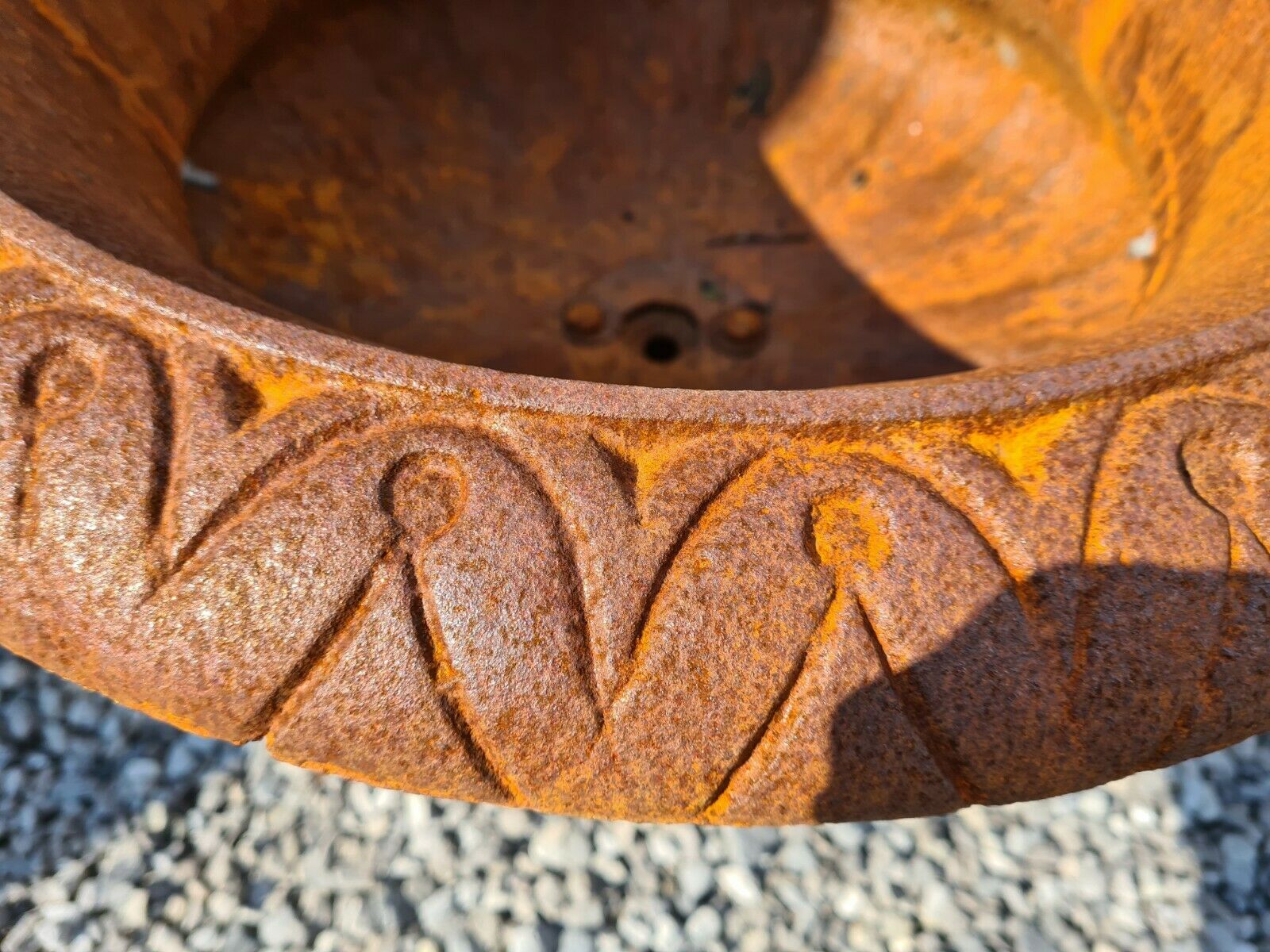 cast iron-eared medici vase