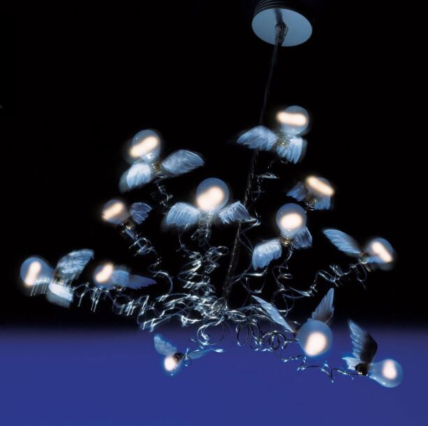 Birdie chandelier by Ingo Maurer