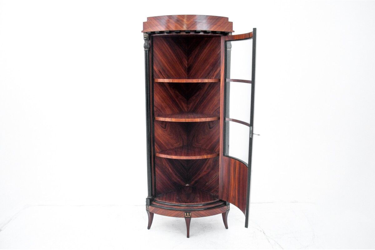 Vitrine d’angle Biedermeier Europe occidentale années 1930