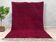 Burgundy handmade Berber rug 200/300cm