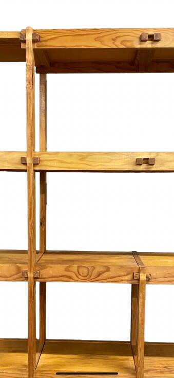 Vintage-style shelf Maison Regain in pine