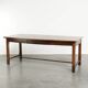 18th century French farmhouse dining table made of oak and fruitwood