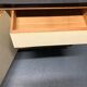 Sideboard in wood and black laque, circa 1960s