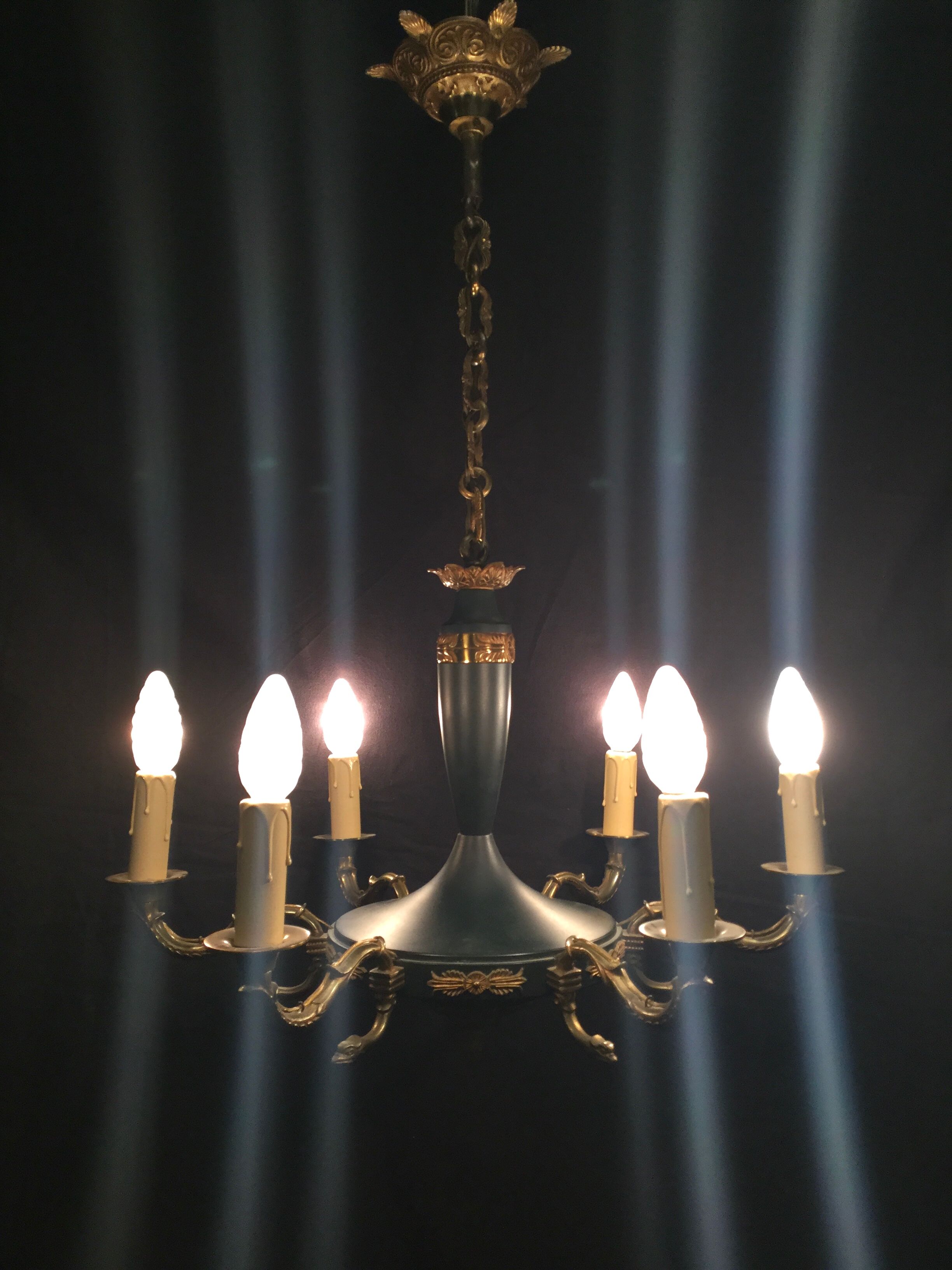 Lustre Empire 6 lumières