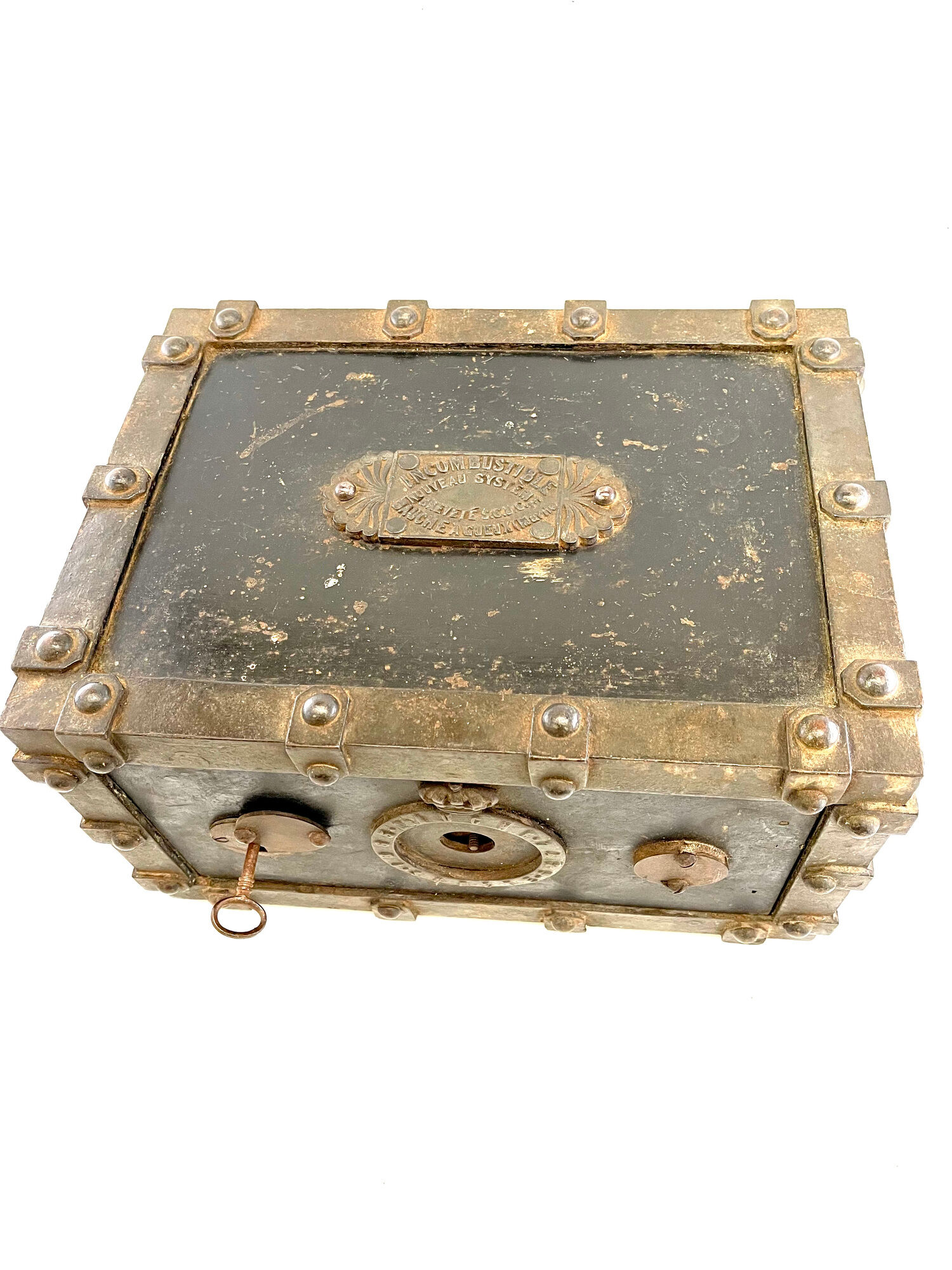 Safe bauche 1865 incombustible bauche a gueux marne napoleon iii era